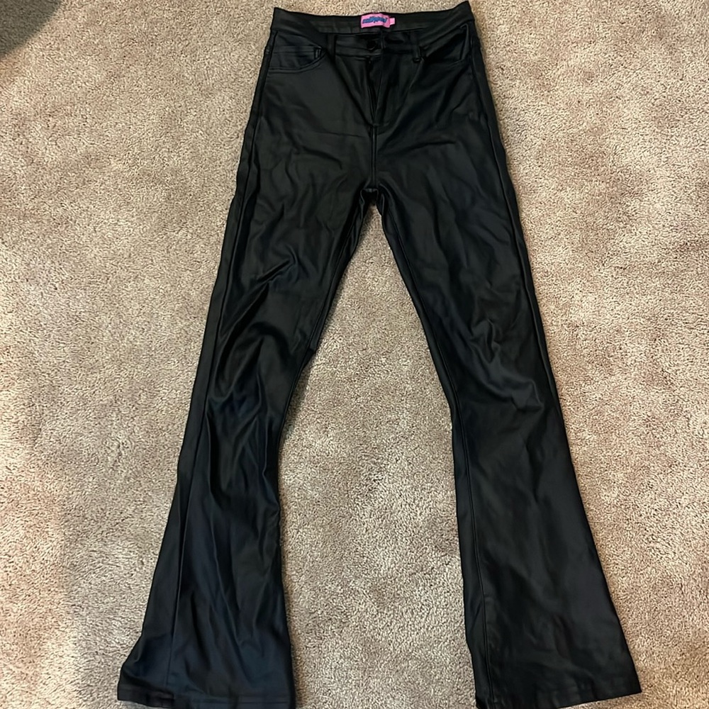 EDIKTED black leather pants